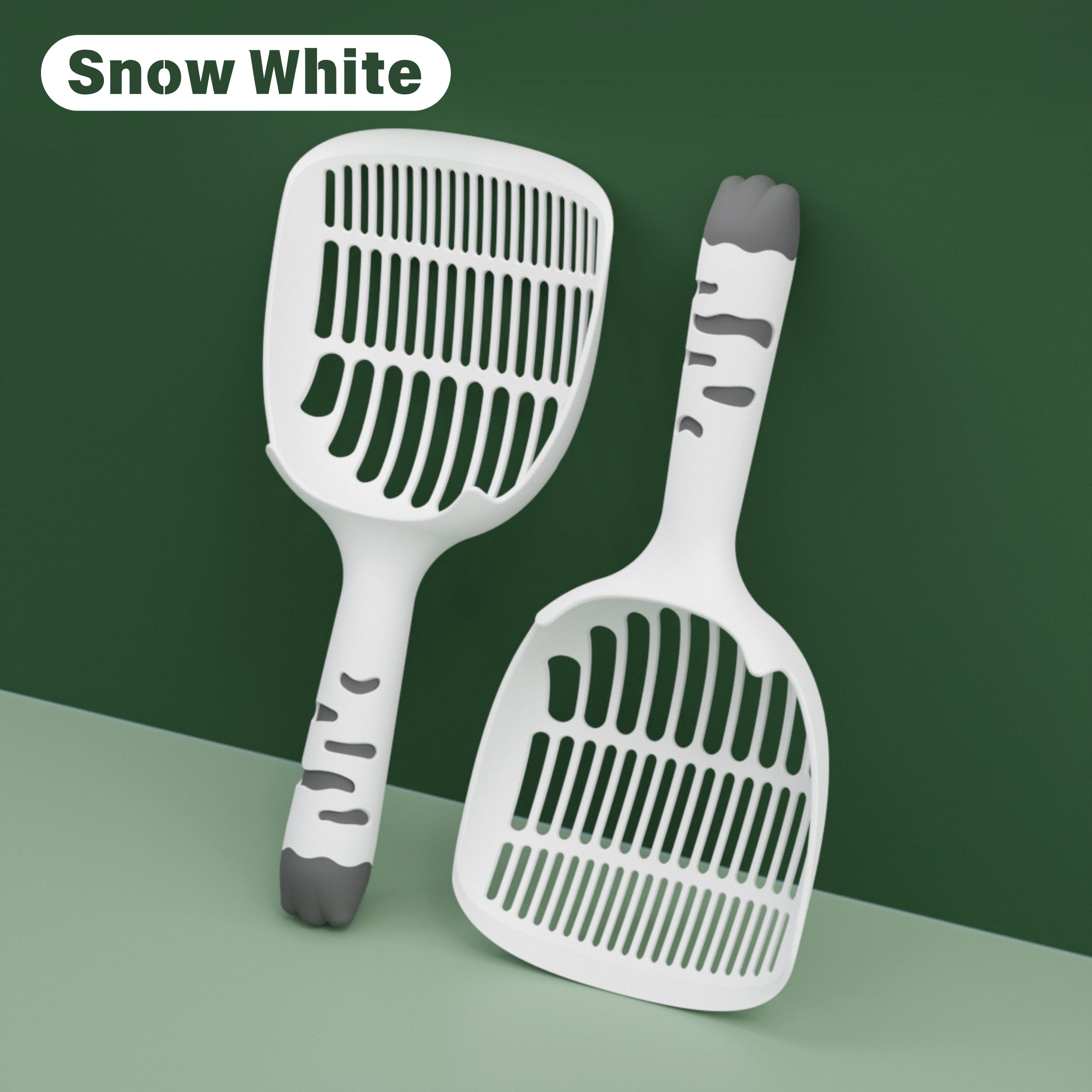 White Cat Litter Scoop