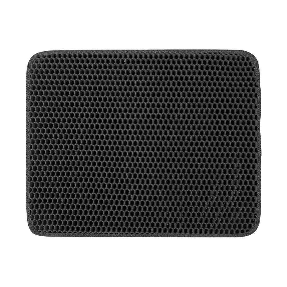 【XXL】Black Cat Litter Mat 90*60CM