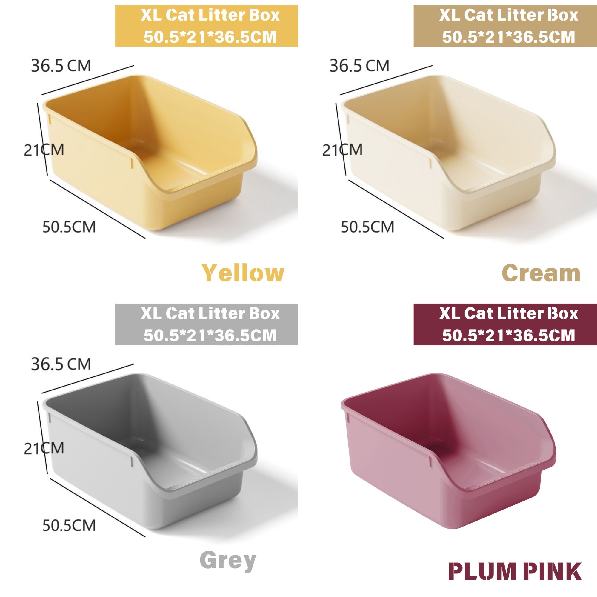 XL Cat Litter 40*47*20CM