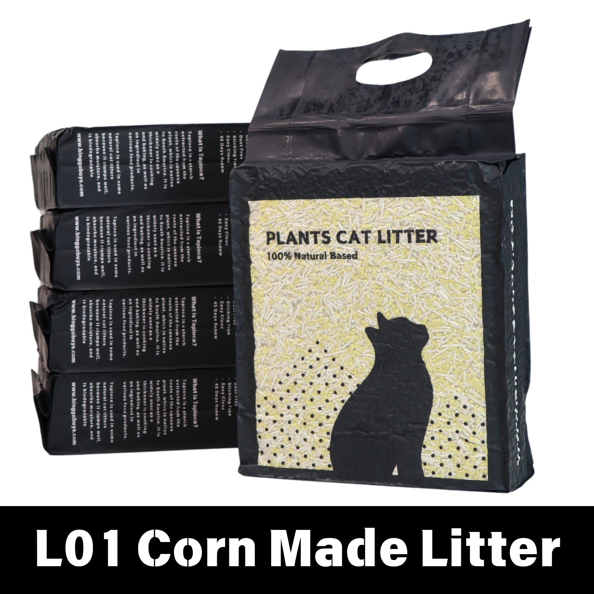 L01 Millet & Corn Tofu Cat Litter 10Pack
