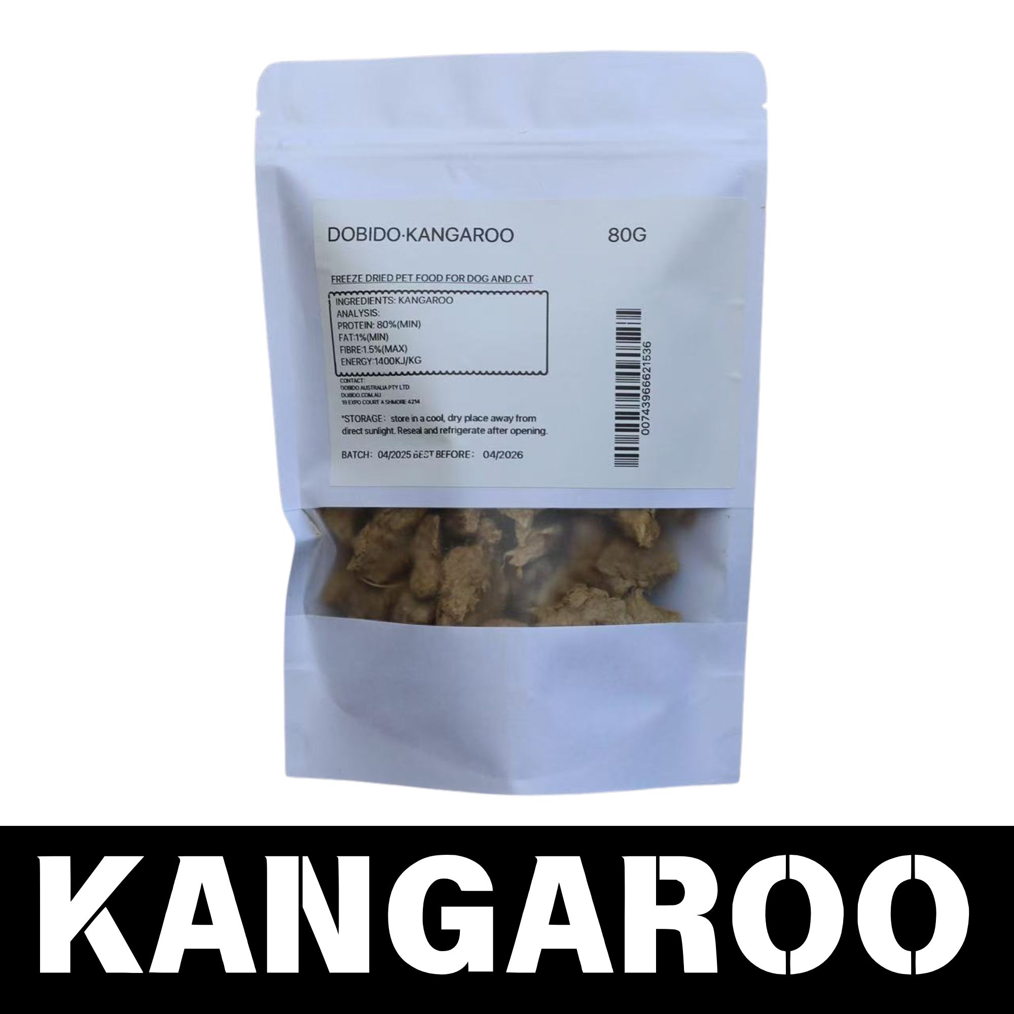【Dobido Kangaroo】Freeze Dried 80G