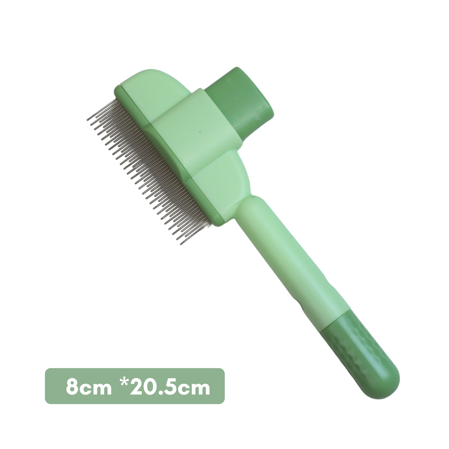 Long Hair Cat Fluffy Fur Comb Brush Green