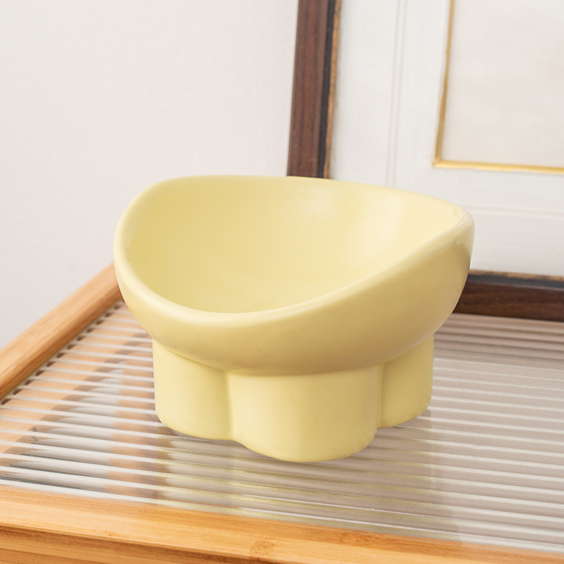 Elevated Cat Bowl Creamy 8.5*14cm