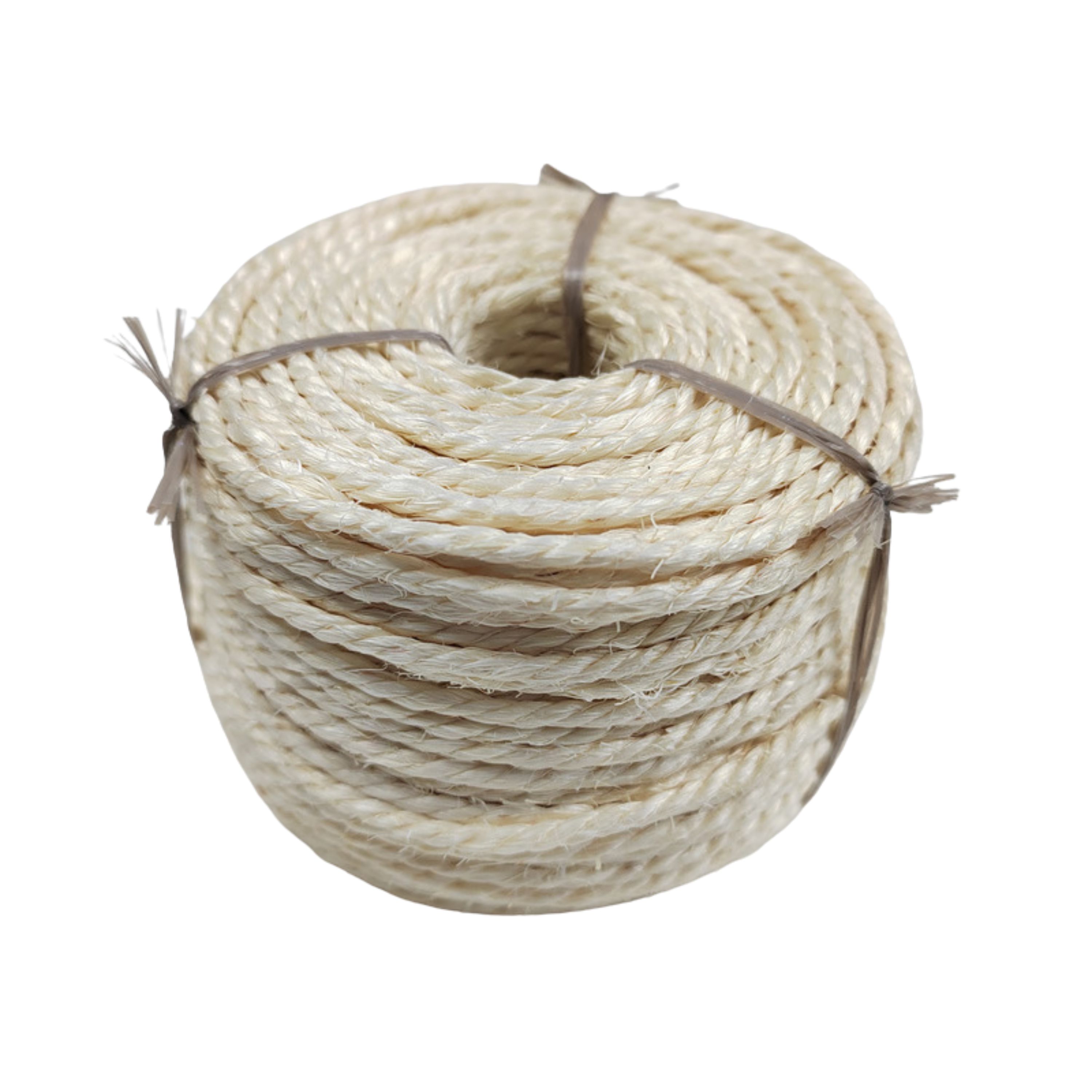 【4mm*30m】White Sisal Rope for cats tree, cat scratching post