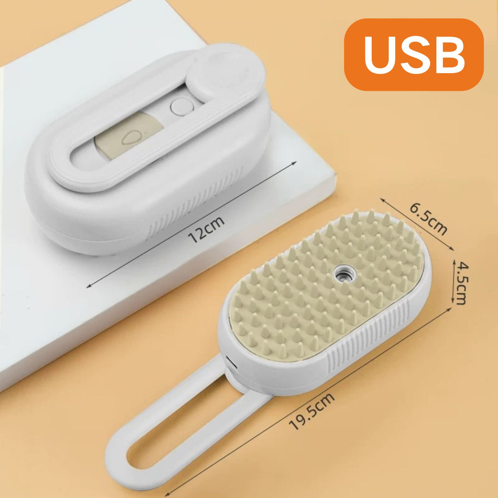 Cream Pet Cleaning Hair Removal Electric Spray Comb