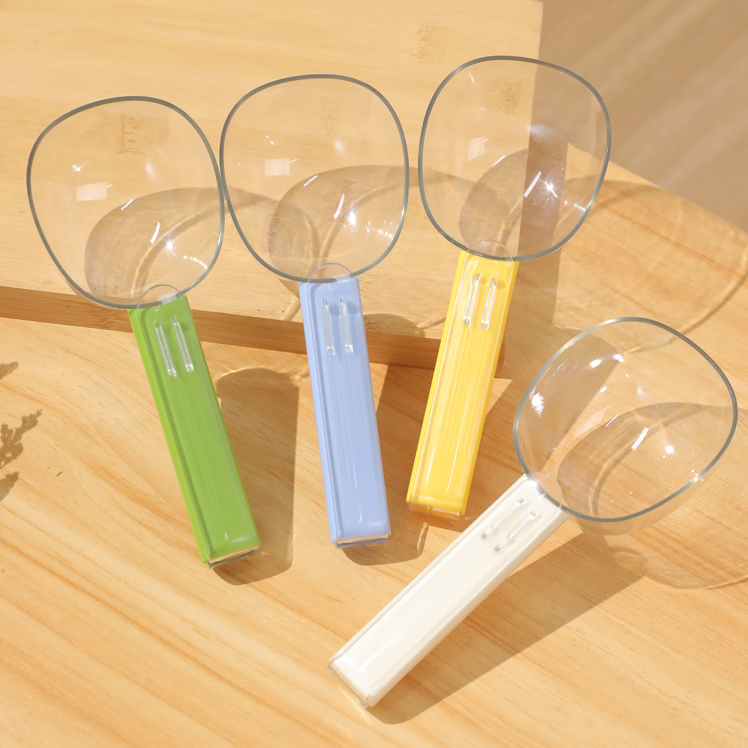 Hanging Semi-Transparent Measuring Food Scoop