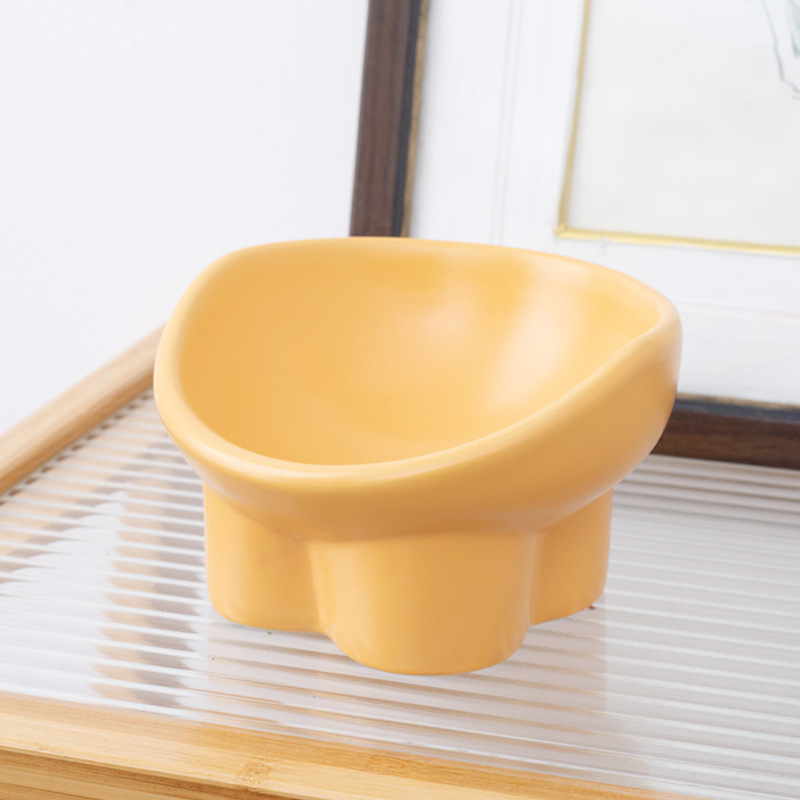 Elevated Cat Bowl Orange 8.5*14cm