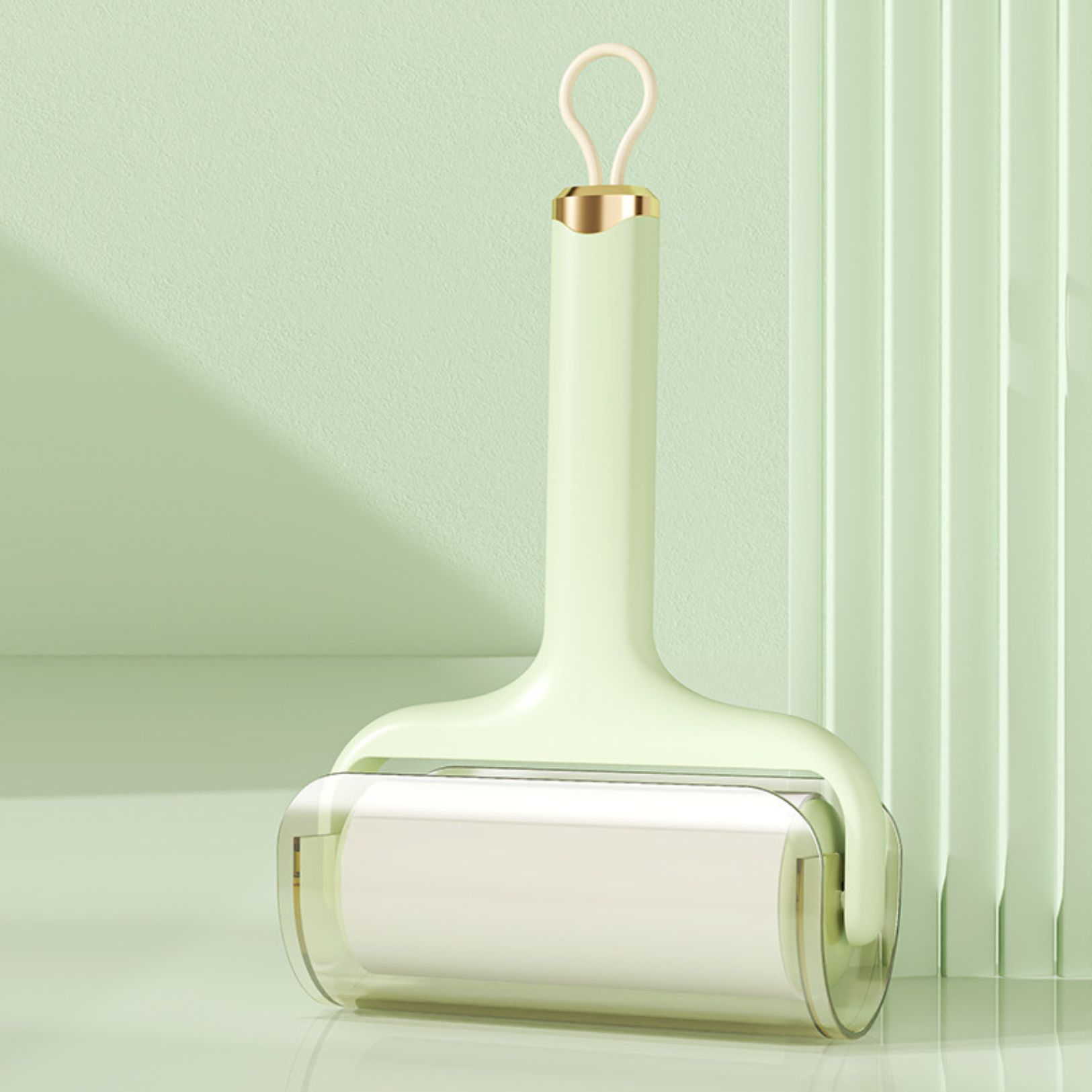 10cm/60 Page Tearable Strong Adhesive Cat Hair Lint Roller Portable Remover