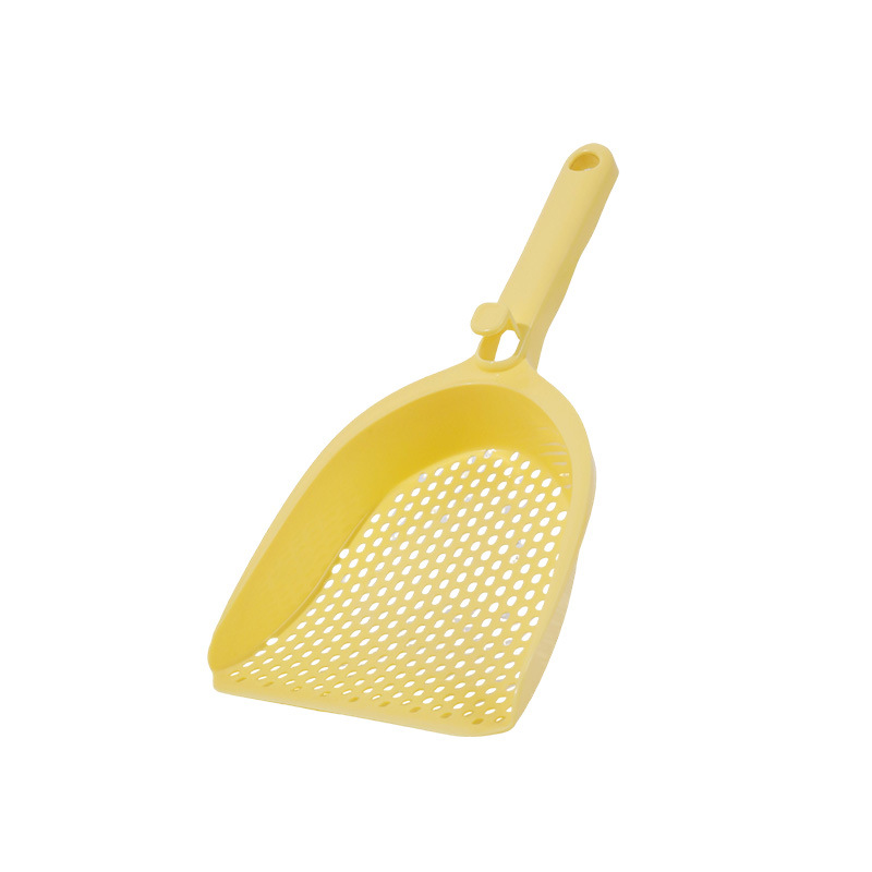 High-Quality Extra-Large Cassava Cat Litter Scoop Yellow