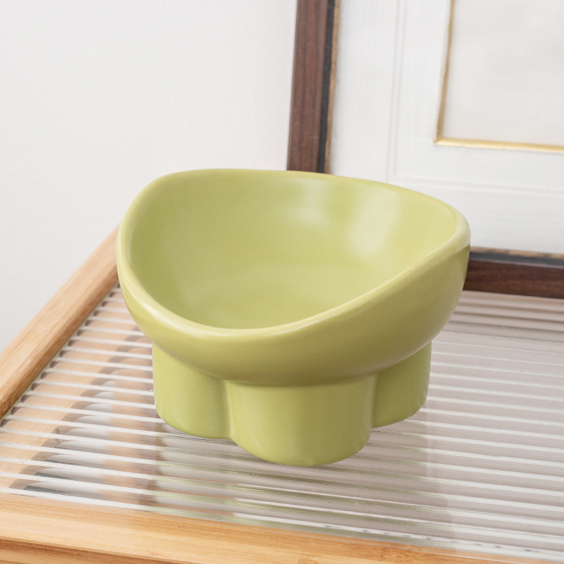 Elevated Cat Bowl Creamy 8.5*14cm