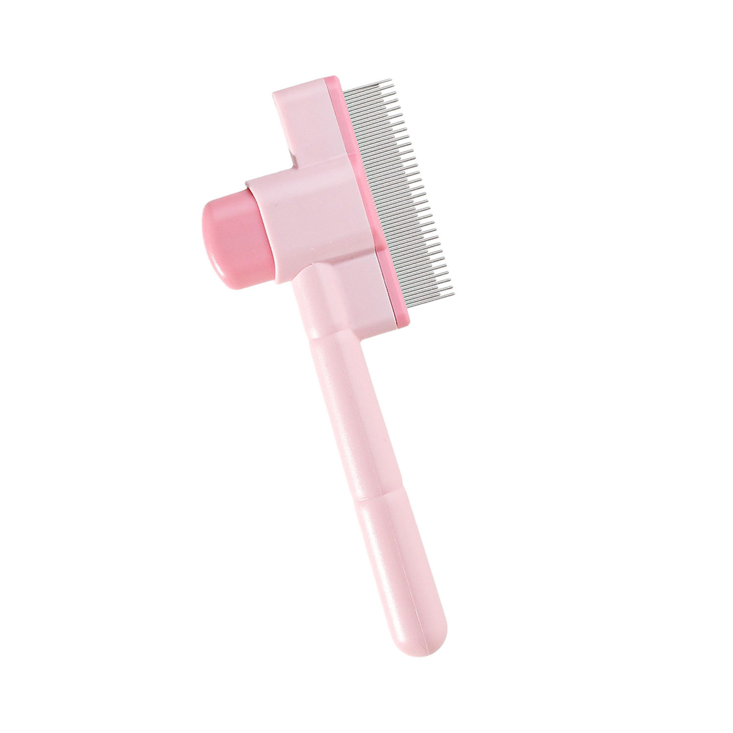 Long Hair Cat Fluffy Fur Comb Brush Pink