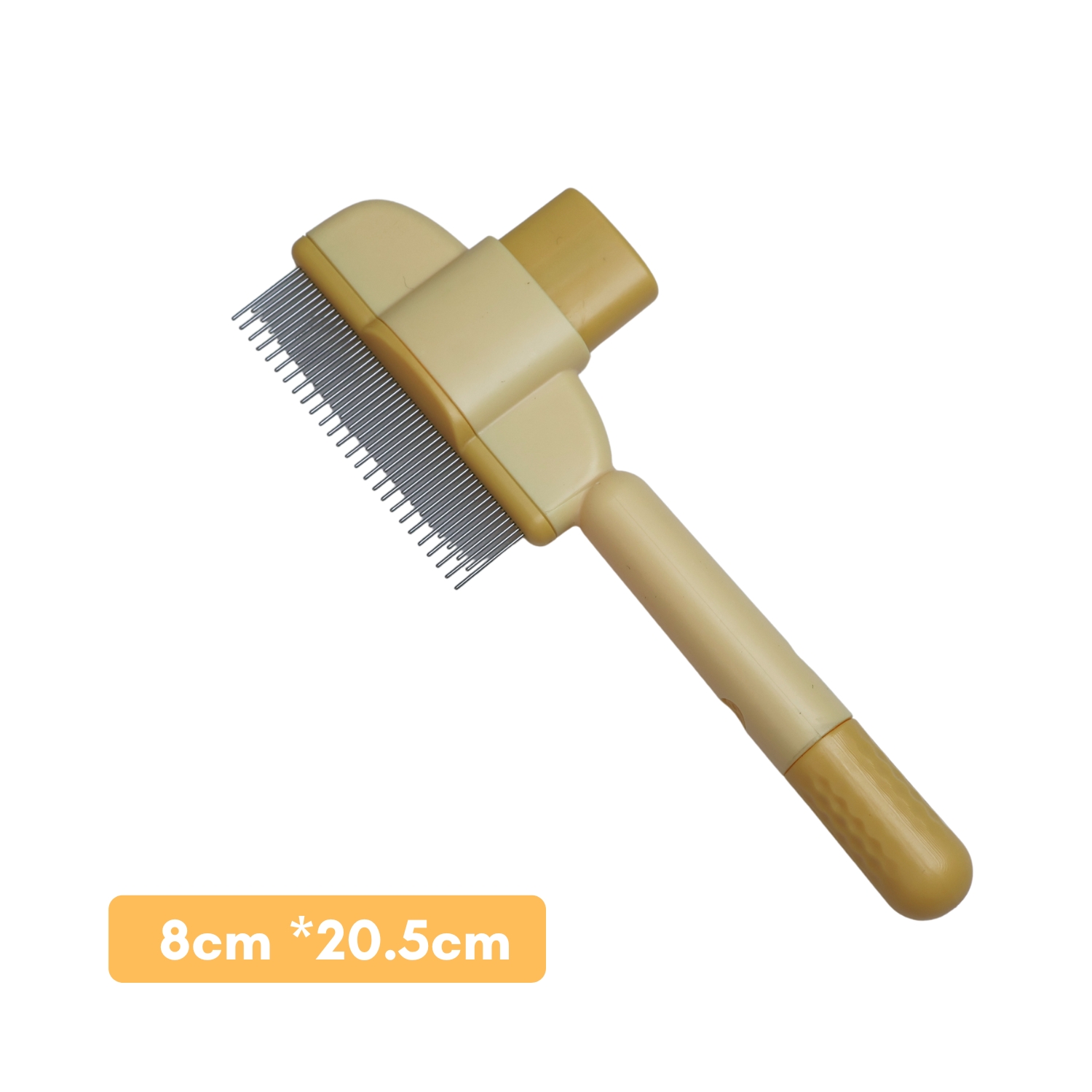 Long Hair Cat Fluffy Fur Comb Brush Yellow