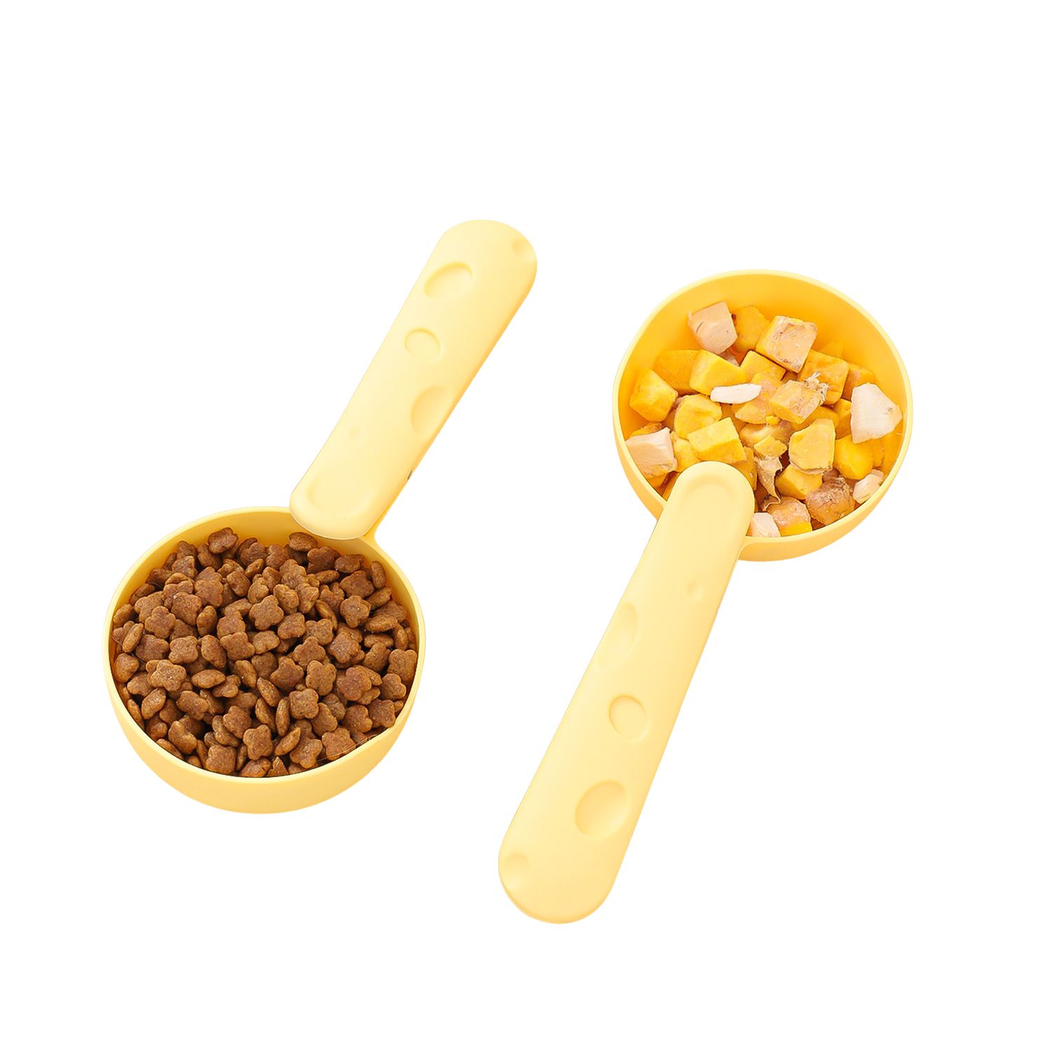 Cheese-Shaped Cat Kibble Scoop