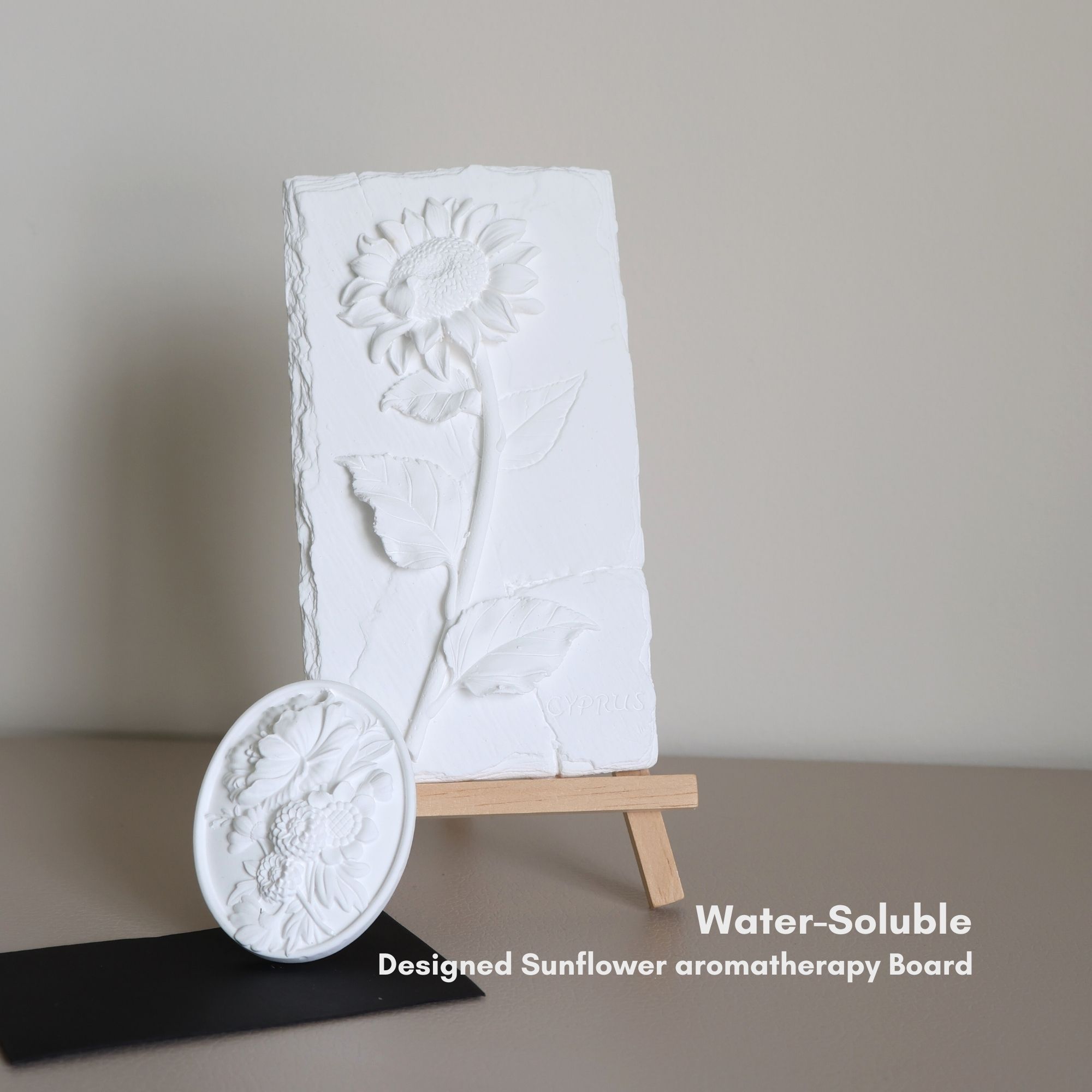 【Water-Soluble】  Designed Sunflower aromatherapy Board [9cm*15cm]