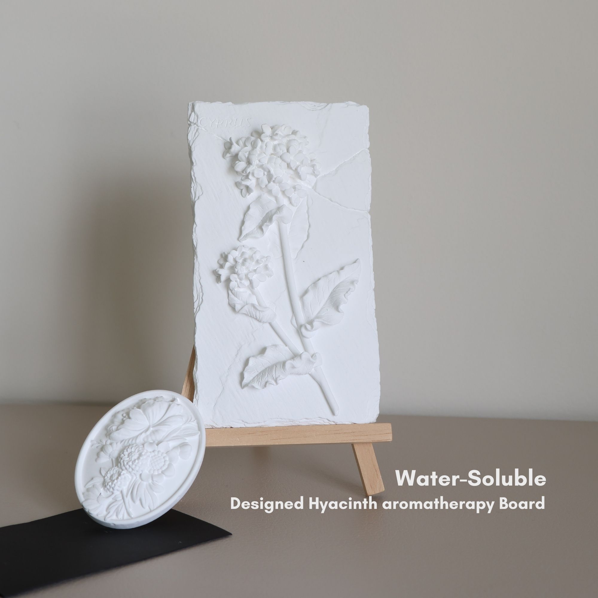 【Water-Soluble】  Designed Hyacinth aromatherapy Board [9cm*15cm]