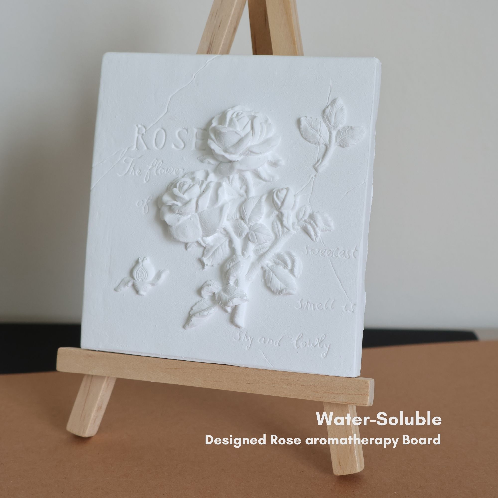 【Water-Soluble】 Designed Rose aromatherapy Board [10cm*10cm]